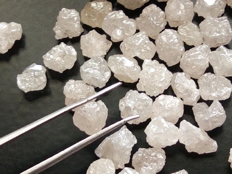 3.65CT White Rough Diamond Raw Diamonds Loose Uncut Diamond Use For Jewelry