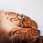 2.01Ct Natural Blue Rough Diamond Ring Sterling Silver Anniversary Gift For Ring