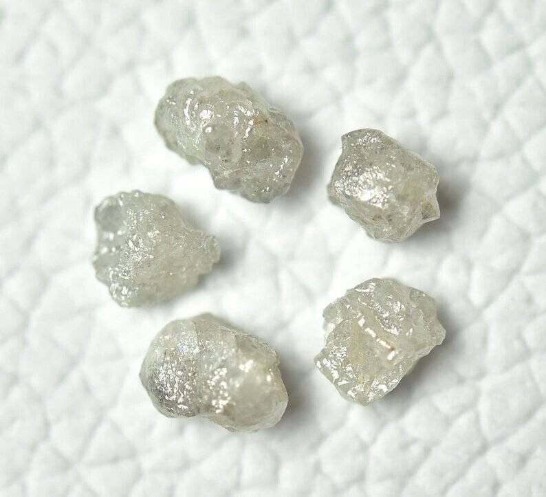 3.10ct Gray Natural Rough Diamond Loose Raw Uncut Diamond For Engagement Jewelry