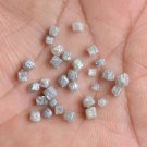 2.50ctw Rough Loose Diamond Natural Grey Cube Colour Diamond Box Cube Diamond