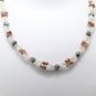 Black, White & Red Raw Diamond Necklace Natural Loose Raw Diamond Beads Necklace