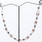Black, White & Red Raw Diamond Necklace Natural Loose Raw Diamond Beads Necklace
