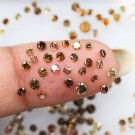 Natural Round Loose Diamond Champagne Colour Rustic Diamond For Making Jewellery