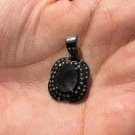 Natural Diamond Diamond Pendant 925 Sterling Silver Art Deco Promise Gift