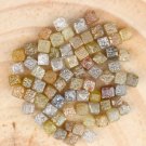 Natural Rough Diamond Cube Mix Colour Raw Box Cube Diamonds For Making Jewellery