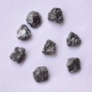 Natural Rough Diamond Conflict Free Black Raw Loose Diamond For Making Jewellery