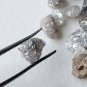 Natural Rough Diamonds Grey Flat Raw Diamond Slice Perfect For Making Jewellery