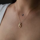 Sterling Silver Mother Daughter Pendant Push Present Mother's Day Gift Necklace