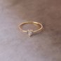 1 Ct Heart Cut Simulated Diamond Ring 14K Gold Plated Proposal Ring Gift For Her