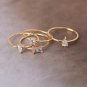 1 Ct Heart Cut Simulated Diamond Ring 14K Gold Plated Proposal Ring Gift For Her