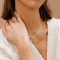0.14Ct Round Simulated Diamond Necklace Dog Paw Pendant Necklace Gift For Women