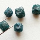 2 Pcs Blue Rough Diamond Box Cubes Natural Raw Loose Diamond Cubes For Jewelry