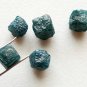2 Pcs Blue Rough Diamond Box Cubes Natural Raw Loose Diamond Cubes For Jewelry