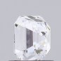 Square Emerald Cut Lab Grown Diamond DEF Color VS+ Clarity Loose Diamond Jewelry