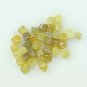 Natural Rough Cube Box Diamond Yellow Colour Cube Raw Loose Diamond For Jewelry