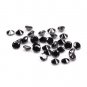 0.34Ct Brilliant Round Cut Loose Diamond Black Natural Diamond For Earring Pair