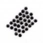 0.34Ct Brilliant Round Cut Loose Diamond Black Natural Diamond For Earring Pair