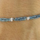 Natural Rough Diamond Bracelet Sterling Silver Clasp Unique Women's Jewellery
