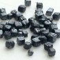 1.50ctw Black Perfect Cube Rough Diamonds Natural Loose Diamond Uncut Diamond