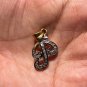 Deliciated Initial Letter 'P' Charm Sterling Silver Pendant Perfect For Necklace