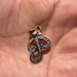 Deliciated Initial Letter 'P' Charm Sterling Silver Pendant Perfect For Necklace