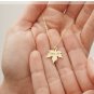 Solid Pendant Custom Maple Leaf Necklace Personalized Date Engraved Necklace