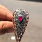 Ruby Gemstone Boho Ring 925 Silver Art Deco Stunning Ring For Wedding Gift