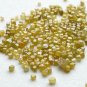 2.36Ct Rough Diamond Perfect Cube Natural Yellow Color Diamond Loose Raw Diamond