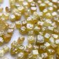 2.36Ct Rough Diamond Perfect Cube Natural Yellow Color Diamond Loose Raw Diamond
