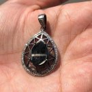 Vintage Sterling Silver Pendant: Personalized Diamond Antique Gift For Her