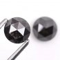 1.55 CT Round Rose Cut Diamond Natural Black Color Diamond Loose Diamond