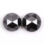 1.55 CT Round Rose Cut Diamond Natural Black Color Diamond Loose Diamond