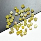 Natural Rough Diamond Loose Yellow Color Box Cube Diamond For Engagement Jewelry