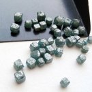 1.60ct Blue Rough Diamond Cube Natural Raw Diamonds Cube For Diamond Jewelry