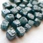 1.60ct Blue Rough Diamond Cube Natural Raw Diamonds Cube For Diamond Jewelry