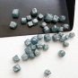 1.60ct Blue Rough Diamond Cube Natural Raw Diamonds Cube For Diamond Jewelry