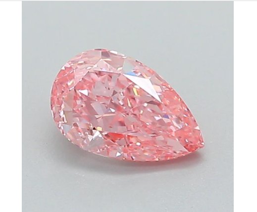 0.69Ct Pear Cut  lab Grown Diamond CVD Lab Created Diamond For Wedding Jewelry
