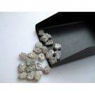 White Grey Natural Loose Diamond Raw Rough Uncut Diamond Flat Diamond Jewellery