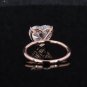 3 Ct Heart Shape Simulated Diamond Ring Prong Set Wedding Gift Ring For Women