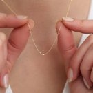 Dainty Ball Chain Necklace 925 Sterling Silver Sold Anniversary Gift Necklaces