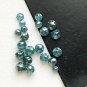 Blue Rose Cut Diamond Cabochons Conflict Free Natural Diamond For Wedding Ring