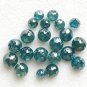Blue Rose Cut Diamond Cabochons Conflict Free Natural Diamond For Wedding Ring