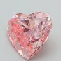 1.62ct Brilliant Heart Cut Lab Grown Diamond CVD Loose Diamond For Making Ring