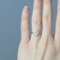 2.45ct Oval Cut Simulated Diamond Ring 14K Gold Plated Engagement Ring For Her