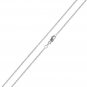 Solid 14K White Gold Plated 925 Sterling Silver Chain Beautiful Gift For Women