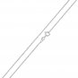 Solid 14K White Gold Plated 925 Sterling Silver Chain Beautiful Gift For Women