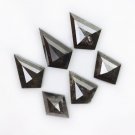 2.78Ct Black Natural Kite Cut Diamond Salt & Pepper Diamond For Jewellery Making