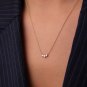 0.26Ct Classic Trio Simulated Diamond Necklace Wedding Gift Necklace For Women