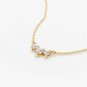 0.26Ct Classic Trio Simulated Diamond Necklace Wedding Gift Necklace For Women