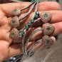 Round Cut Emerald Gemstone Vintage Style Bracelet 925 Silver Unique Bracelet